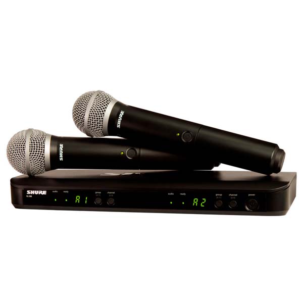 Micrófono Inalámbrico SHURE BLX288PG58 – inaudio